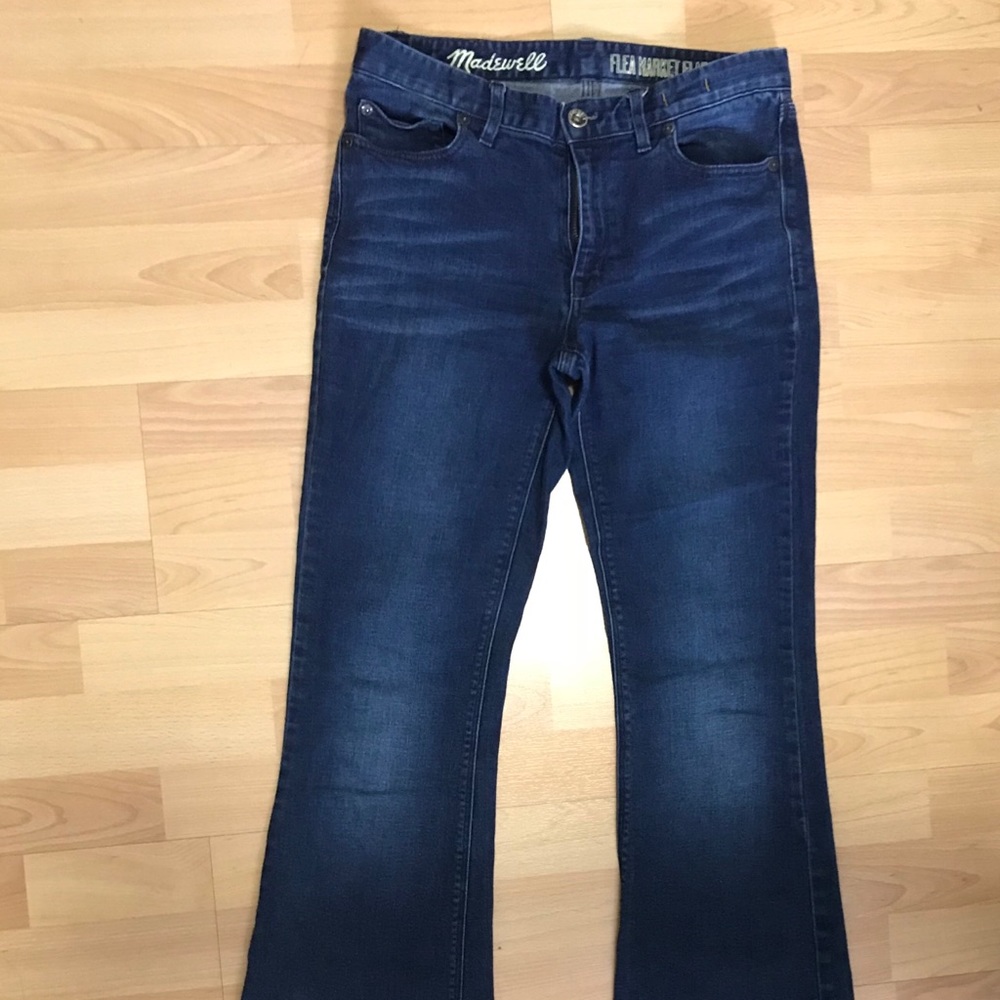 Flea market flare Madewell jeans